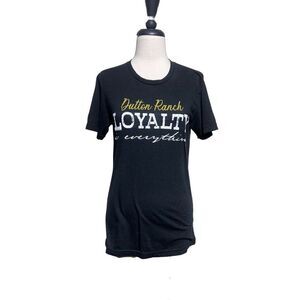 Texas True Threads Dutton Royalty Yellowstone Black T Shirt Size Small